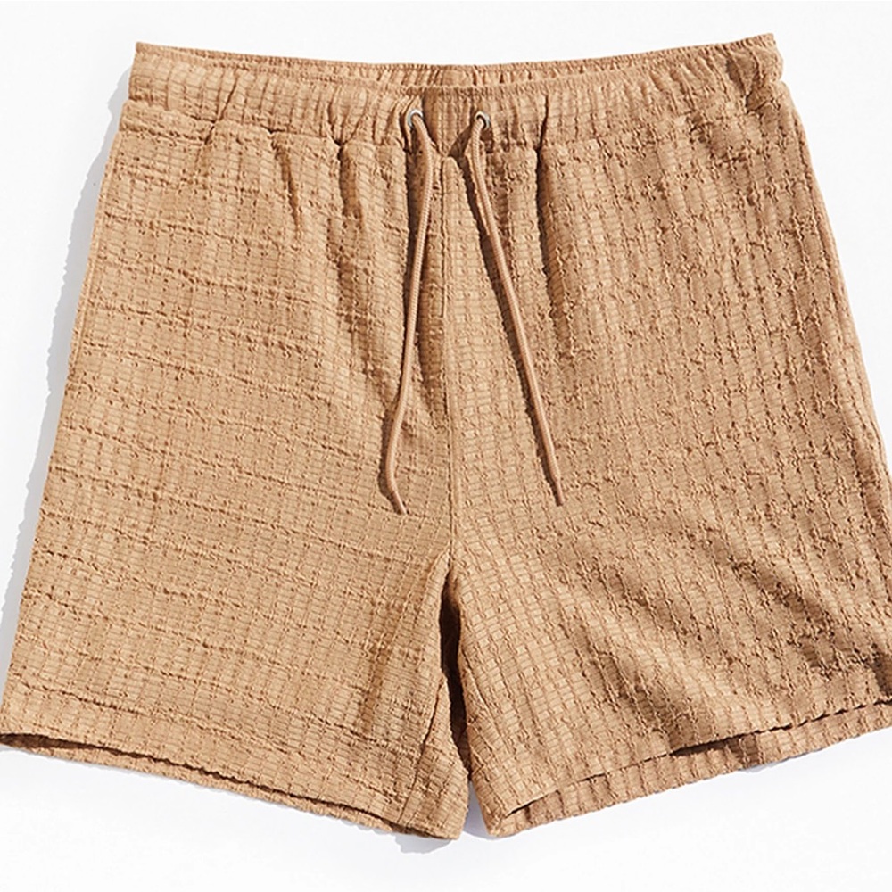 PacSun Brown Textured Shorts - Picture 10 of 10